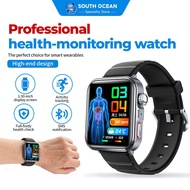 2026 New Elderly Blood Sugar Smart Watch ECG Temperature Blood Oxygen Sleep Monitoring ECG