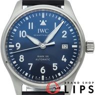 國際萬國錶(IWC)飛行員系列 Mark XX IW328203，附錶盒、保固卡，不鏽鋼錶殼/皮錶帶，男士腕錶，藍色，拋光，成色極佳 [二手]