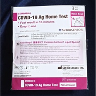 BIOSENSOR Standard Q Covid-19 AG Home Test Antigen Rapid Self Test (ART) Kit 3s