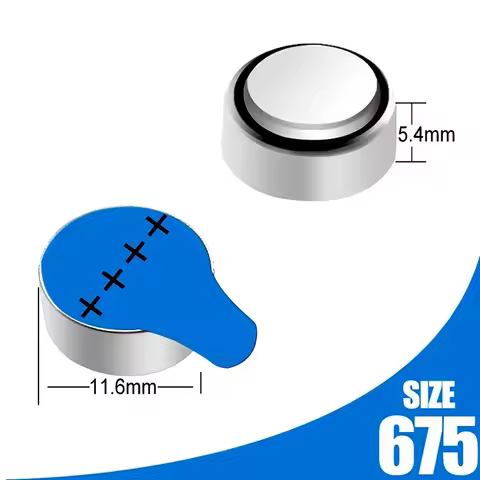 60Pcs Implant Cochlear Hearing Aid Batteries 675 A675 675a PR44 High Power Zinc Air Hearing Aid Batt