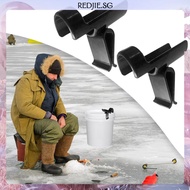 [Redjie.sg] 2 Pcs Fishing Rod Rack Bucket Rod Holder Fishing Rod Tool Ice Fishing Rod Holder