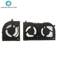 Laptop CPU GPU Cooling Fan ND75C50-19K14 ND75C51-19K15 DC05V 0.50A 4Pin for Acer Predator TRITON 500