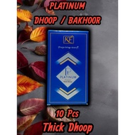 PLATINUM PREMIUM DHOOP STICKS / BLUE MUSK PREMIUM DHOOP STICK BUKHOOR ( 10 PCS THICK STICK DHOOP )