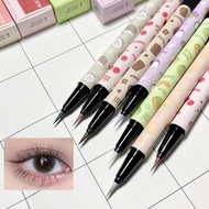 XIXI New Liquid Eyeliner Rose Flash Silver Brighten Lasting Not Blooming Water Proof Newbie Slim Makeup Drill Pen Cosmetic