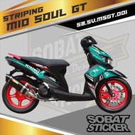 Striping MIO SOUL GT - Sticker Striping Variasi list Yamaha MIO SOUL
