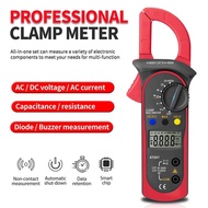Digital Clamp Multi Meter Resistance OHM Tester AC DC Clamp Amp Meter Transistor Testers Volt Meter 