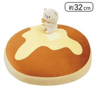 全新 日本直送 正版 毛公仔 我的朋友是熊 Tomodachi Wa Kuma 蜜糖 熱香餅 Honey Pancake Mochi Cushion XL 景品 攬枕 咕𠱸 Soft Toys  Pl