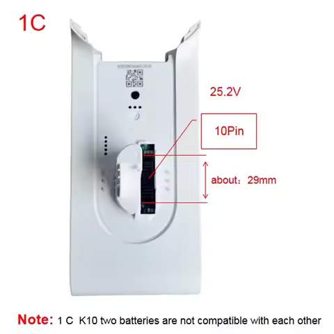 5000mAh Battery Replacement Battery 1C-P1916-SDI-25R For Xiaomi Mijia Handheld Wireless Vacuum Clean
