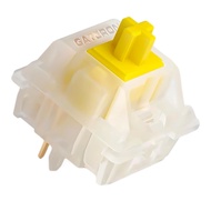 Gateron KS-3X1 Pro V2 Milky Yellow Pre-lubed Switches 5-Pin Linear Switches Compatible with All MX M