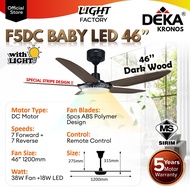 🔥PROMOTION🔥DEKA F5DC PRO DC Fan 56" VDC88 | FANZÓ TURBO HUNTER  Ceiling Fan with Remote SIRIM Kipas 