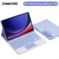 Touch Keyboard Tablet Case For Samsung Galaxy Tab S6 Lite 10.4 S7 S8 S9 11 S9 Fe 10.9 S7 Plus S7 Fe 