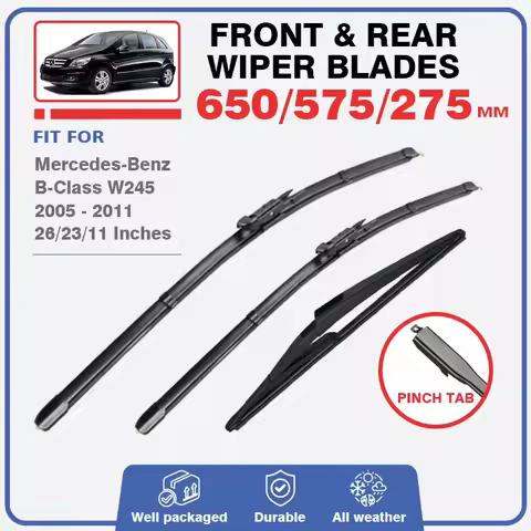 Wiper Blade For Mercedes Benz B Class W245 2005 - 2011 B Klasse Sport Front Rear Windshield Windscre