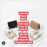 Tenu heels aska bag local id