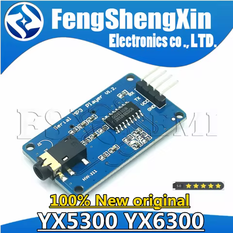 YX6300 YX5300 UART Control Serial Module MP3 Music Player Module For Arduino/AVR/ARM/PIC CF Micro SD