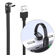 Seas USB C Cable Right Angle USB A to Type C Fast Charger Cable for Car Recorder