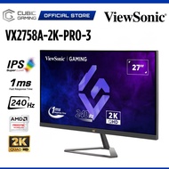 VIEWSONIC 27" VX2758A-2K-PRO-3 (240HZ) / VX2766-2K-PRO-9 (320HZ) 2K QHD (2560x1440) SUPERCLEAR IPS G