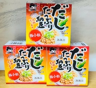 Date 12/26 Hỏa tốc HCM Set Đậu tương lên men Natto Dashi Nhật Bản 147g (40gx3 )