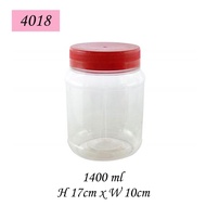 PET Container / Cookie Jar/ Balang plastic (4018) 1pcs