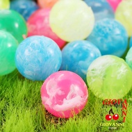 GIOVANNI Bouncing Balls for Kids Toy Balls Funny toy Bath Toys Rubber Swirl Neon Bouncing Balls
