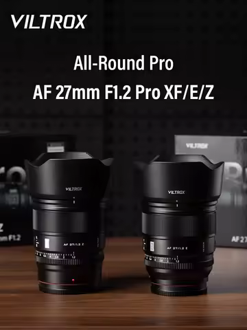 VILTROX 27mm F1.2 Pro Caméra Premier Objectif Fuji XF Sony E Nikon Z Grande Ouverture APS-C Objectif