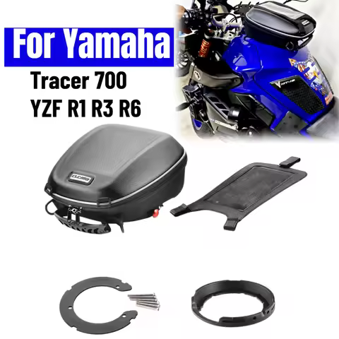 Tank Bag for Yamaha Tracer 700 MT07 Tracer MT10/SP FZ25 Fazer R6 R7 R1 R25 R15 V4 MT10 MT15 MT25 Lug