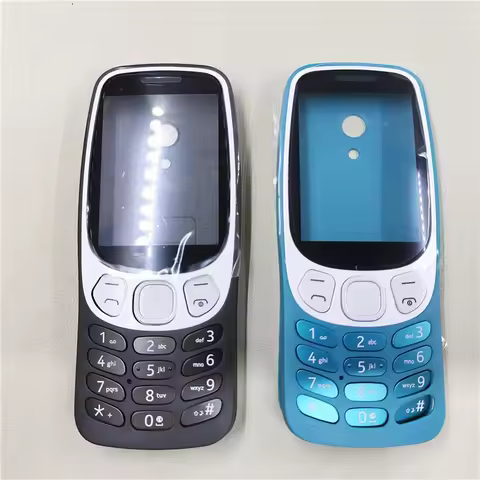 New Full Housing For Nokia 3210 4G 2024 TA-1619 TA-1618 TA-1732 Mid Frame + Battery Door Back Cover 