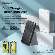 Brand New Remax RPP-255 Pure Series 2.1A 10000mAh Powerbank. Local SG Stock and warranty !!