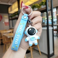 Cartoon Spaceman Doll Key Chain Couple Silicone Pendant Creative Gift Astronaut Bag Accessory
