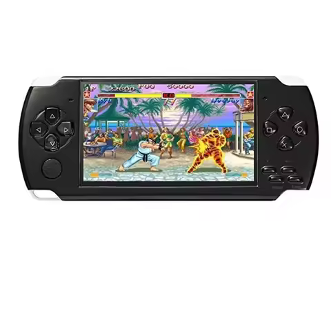 4.3in 8GB Handheld Portable Game Console Built-in 1200+ Real Video Games for GBA/GBC/SFC/FC/SMD MP3/