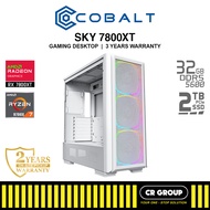 COBALT SKY 7800XT - Ryzen 7 9700X - Dual Radeon RX 7800 XT OC 16GB  - 32GB RAM - 2TB SSD (3Yrs Warra