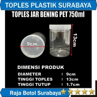750ml Plastic Jar Cylinder Jar for Dry Cakes, Snacks, Fox Nuts, Rajabotol, Cheap Plastic, Clear, Tra