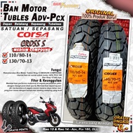 ADV Corsa Cross s Ring 14 & Ring 13 Tubles Motorcycle Tires Tubeless ADV PCX 160 Ring 13 Tubles
