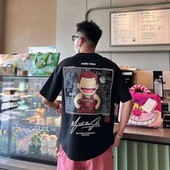 Casual M-8XL Men's Oversized T-Shirt Loose Japanese Anime Print Suitable For Men And Women. M-8XL