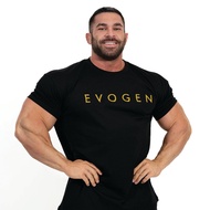 EVOGEN Jeremy Men's Fitness Short Sleeve Stretch Fitness Sports Sweat Absorber Andre T-shirt