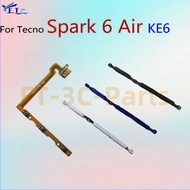 For Tecno Spark 6 Air KE6 Power on off Switch Volume button flex Replacement