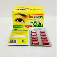 BIO VISION KESEHATAN MATA 1 BLISTER ISI 10 KAPSUL / BIOVISION SUPLEMEN MAKANAN
