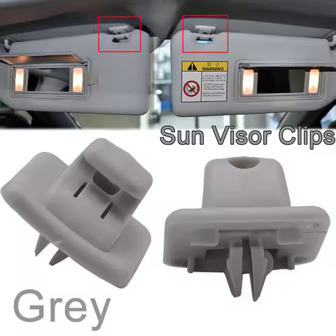 Apktnka 2x Sun Visor Hook Clips Hanger Holder Buckle Bracket Retainer For Citroen DS3 C1 Xsara Picas