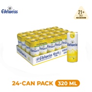 Edelweiss Lemon Honey Wheat Beer Can 3.5% Alcohol (24 x 320ml)