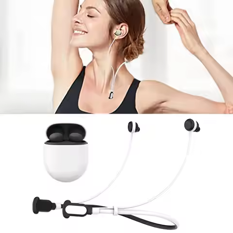 Silicone Anti Loss Strap For Earphones Google Pixel Buds 2a 2025 Pro 2 2024 Headphones Anti Drop Rop