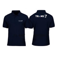 Polo T-Shirt Men Women T-Shirt Collar DISTRO TRANS7 TRANS7 TRANS 7