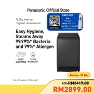 Panasonic Easy Hygiene & Convenient Top Load Washing Machine (16.5kg) NA-FD165V3BT