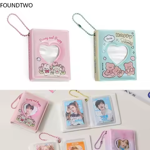 Love Heart Hollow Photo Album Kpop Korea Idol Star Chasing Binder Photocard Holder 2.7 Inch Home Col