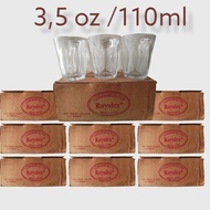 KIG//ROYALEX 1 BOX CONTAINS 6 GLASSES 3,5OZ(110ML)//SMALL ROYALEX GLASSES//PUDDING EGGS// PROTEIN GL