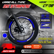 CT-06 Cutting Sticker Sticker Racing Rim Sticker Lis List Variation Vario 110 125 150 160 All Type S