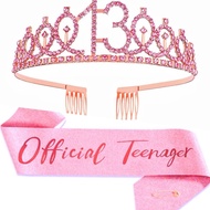 Birthday Tiara Crown Sash Women Girls This Is My 4th 5th 6th 7Th 8Th 9Th 10Th 13th 16th Birthday Par