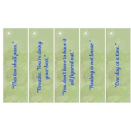 [AVS] 20 keping Penanda Buku Bookmarks Healing Bookmark quotes Bahasa Malaysia dan English saiz 150m