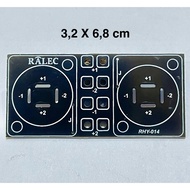 Speakon PCB Socket contains 2 FR1 Material 3.2x6.8cm
