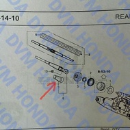 Original Rear Wiper Bolt Cover for Civic Fk4/Crv Rm Accessories