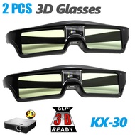 2PCS 3D Glasses DLP-LINK Active Shutter Universal For Xgimi Z4X(H1/Z5 Optoma Sharp LG Acer H5360 Jmgo Benq W1070 Projectors