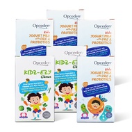 Opceden Kidz Ezy Chews 60T + Opceden Kidz Yogurt Milk with Pre & Probiotics 15S for Bloating Immunit